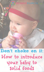 Don T Choke On It How To Introduce Your Baby To Solid Foods Mama Instincts