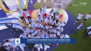 Conta oficial do torneio continental mais antigo do mundo. Argentina Vence 1 0 A Brasil Y Es Campeon De La Copa America Deportes Copa America Tudn Univision