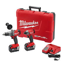 High output batteries bar non.these things spin my tools like no other batteries i have in my stock. Milwaukee M18 Fuel 18 Volt Lithium Ion Brushless Cordless Hammer Drill Impact Driver Combo Kit 2 Tool W 2 5ah Batteries Case New Open Box Walmart Com Walmart Com