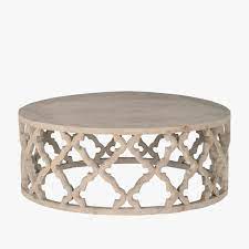 Amani rope and glass cocktail table. Carved Quatrefoil Large Coffee Table Shop Coffee Tables Dear Keaton