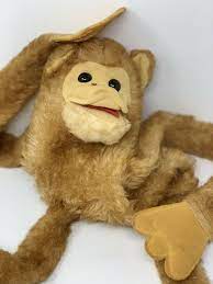 Vintage 1981 Hanmee Monkey Plush Hand Puppet Stuffed Animal Collectible 42 Toy Hanmeetradingco Plush Stuffed Animals Black Stuffed Animal Monkey Plush