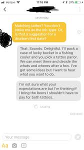 Instagram bio ideas for girls. My Bio Mentions I M Up For Matching Tattoos If The Offer S Right Am I Doing This Right Bumble