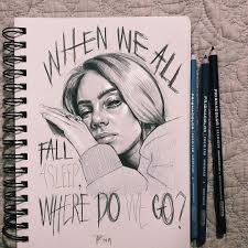Follow Me Pencil Arts Group Art B Sketch Book Billie Eilish Art Sketches