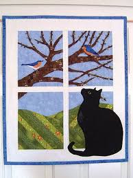 Pendon Patch Applique Wall Hanging Cat Quilt Cat Quilt Patterns
