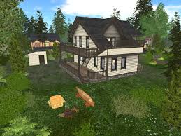 Find log home designs, small modern cabin blueprints & more! Second Life Marketplace Lh Log Home Add On Lincoln Wrap Around Porch