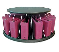 Rotary Binder Carousel 30 Space Countertop Model Chart