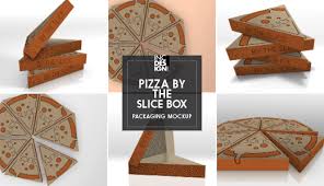 Your resource to discover and connect with designers worldwide. Packaging Mockup Pizza Slice Box By Ina717 Graphicriver