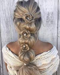 20 Fun Ideas To Style Your Bubble Braids Be Modish Hair Styles Braided Hairstyles Long Hair Styles