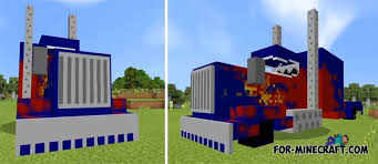 Transformers mod, which is designed for fans of the movie transformers, adds 4 new transformers into minecraft decepticons and autobots. Transformers Addon Minecraft Pe 1 0 0 1 2