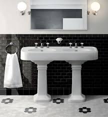 brooklyn double pedestal basins, wall