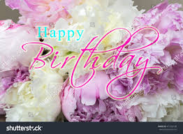 50% off with code zazmaysaving. Happy Birthday Text Card With Peony Flowers Royalty Free Stock Photo 471553190 Avopix Com