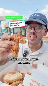 TRYING WILLIAMS CHICKEN FOR THE 1ST TIME! 🍗 Y’all had a LOT of comments