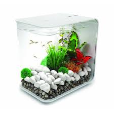 Mini White Led Aquarium Aquarium Betta Fish Tank Biorb