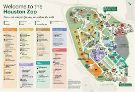 Zoo Map The Houston Zoo Houston Zoo Zoo Map Zoo