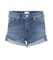 rascal cuffed denim cut off shorts