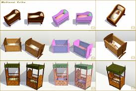 This is the very important mod that has the ability to replace default sims 4 crib with any cc crib that you want. Mod The Sims Medieval Kids Furniture Part 2 Ye Olde Kingdom Of Pudding