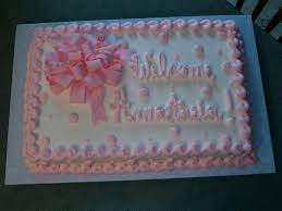 Baby Girl Shower Baby Shower Baby Shower Sheet Cakes Baby Shower Cakes Girl Girl Shower Cake
