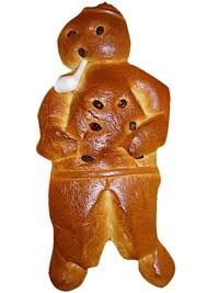 La Mannele Ou Couale Ou Jean Bonhomme Est Une Brioche De Noel En Forme De Petit Bonhomme A Base De Farine S Brioche De Noel Recette Facile Recette Gateau Noel