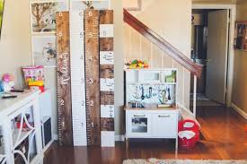 Hand Painted Growth Ruler Growth Chart Measuring Stick Kid Ruler Giant Ruler Family Growth Chart Wooden Ruler Wooden Growth Ruler