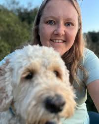 Guess WHO I got to visit today after Adventures?! MILLIE LONG LEGS! It was  so super lovely to see her! She was very bright & waggly! She's a real  trooper! Bored being