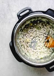 Place in a deep pot or dutch oven with the water, salt pork, and rosemary stalks. Instant Pot Great Northern Bean Soup Posh Journal