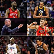 Runner Up Award Winners Most Valuable Player James Harden Defensive Player Of The Year Rudy Gobert 6th Man Of The Year Montr Coach Of The Year Nba News Tank Man