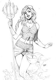 Pin On Lineart Aquaman Friends