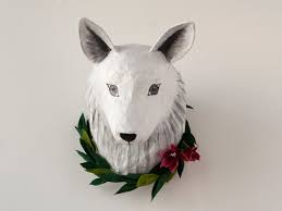 You can find many tutorials for animal sculptures made with paper mache clay on this page, and in my book make animal sculptures with paper mache clay. Paper Mache Animal Heads Bramble Workshop Bramble Workshop