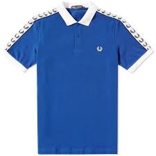 Fred Perry Country Polo 'Italy' Cobalt, White & Privet | END.