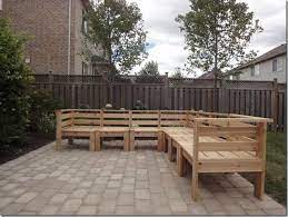 Diy Cedar Outdoor Sectional Made From Decking Cedar Boards Diy Outdoor Furniture Diy Outdoor Diy Patio
