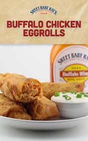 These Boss Buffalo Chicken Egg Rolls From Dudefoods Have Us Drooling Chicken Egg Rolls Egg Roll Recipes Chicken Spring Rolls