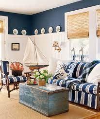 That's why it's important to choose a these orange walls and colorful pillows balance well with the turquoise and white kitchen. 10 Bold Nautical Navy Blue Room Paint Ideas Coastal Decor Ideas Interior Design Diy Shopping