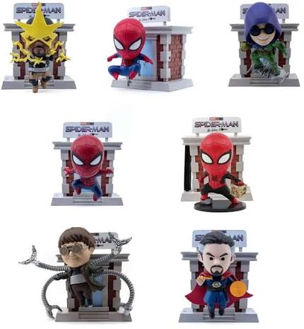 Marvel Spider-Man No Way Home Tower Series Spider-Man No Way Home Mystery  Box 6 Packs Beast Kingdom - ToyWiz