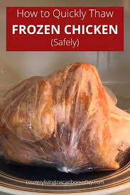 How To Quickly Defrost A Chicken Safe Methods To Thaw Chicken In 2020 Cooking Frozen Chicken Defrost Chicken Defrost Chicken Quickly