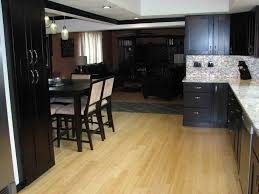 The client for this complete home renovation requested a luxurious, modern feel. Best Ideas Dark Kitchen Cabinets Light Wood Floors Decoratorist 114179