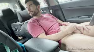 Jay Mason's dirty car videos - caught jacking off - a wild ride