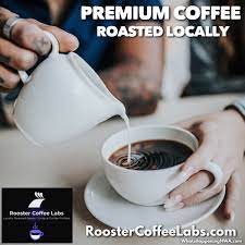 Fresh Premium Roasted Coffee With Rooster Coffee Labs In 2021 Coffee Lab Coffee Roasting Kids Eat Free