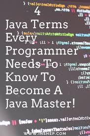 4 Java Terms You Must Know To Pass Any Java Class Be A Java Master Java Programming Java Programming Classes