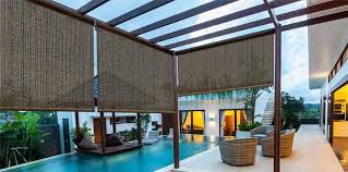 Perfect for any outdoor space, including pergolas, decks, and patios. Outdoor Roller Shades