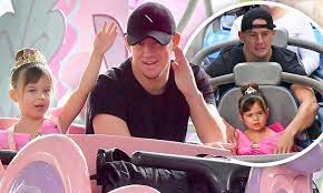 Channing tatum was seen with zoe kravitz in new york city's east village neighborhood on wednesday as they looked very happy together. Channing Tatum Has A Day Out With His Daughter Everly At The Happiest Place On Earth Disneyland Daily Mail Online