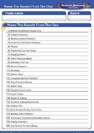 There doesn't seem to be a limit to the number of players each game can hold, so, the more the merrier. Cryptic Sweets Handout Quiz Handout Quiz For A Pub Office Hotel Or House Party
