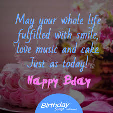 Birthday Song For Son In Hindi Mp3 Free Download May Your Whole Life Fulfilled With Smile Love Music And Cake Just As Today Happy Bday Http Happy Birthday Song Download Birthday Songs Happy Birthday Song