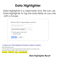 Data Highlighter Helps The E Commerce Owner To Showcase The Important Link In The Footer Of Google Google Search Results Internet Marketing