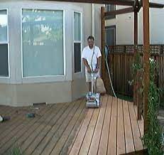 Sanding Exterior Porches Wood Floor Techniques 101 Deck Paint Sanding A Deck Deck Restoration