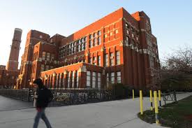 Sadly, metal detectors have become wide spread. Graffiti Threatening School Violence Found Inside Lane Tech Bathroom Stall Chicago Sun Times