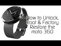 How to unlock fossil sport smartwatch? How To Unlock Root And Restore Your Moto 360 Youtube