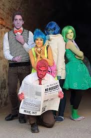 Inside Out Alles Steht Kopf Kostum Selber Machen Kostum Idee Fur Gruppen Zu Karneval Hallow Disney Cosplay Halloween Kostume Freunde Kostume Selber Machen