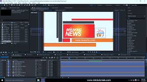 Check out more than 100 of the as after effects' popularity has increased, so too has the usage of templates to modify and enhance video projects. Download Free Breaking News After Effects Templates Mtc Tutorials