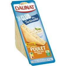 Daunat Daunat Sandwich Tartinade Club Poulet 135g 135g Pas Cher A Prix Auchan