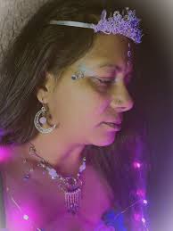 White Opal Swarovski Crystal Cloud Necklace